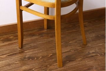 ヴィンテージ家具　イギリスビンテージ　温かみのある雰囲気漂うブナ材のチェア(椅子、ダイニングチェア、イス、英国)(1)(R-026415)