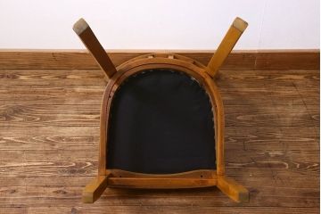 ヴィンテージ家具　イギリスビンテージ　温かみのある雰囲気漂うブナ材のチェア(椅子、ダイニングチェア、イス、英国)(1)(R-026415)