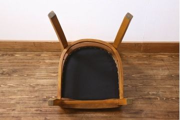 ヴィンテージ家具　イギリスビンテージ　温かみのある雰囲気漂うブナ材のチェア(椅子、ダイニングチェア、イス、英国)(2)(R-026416)