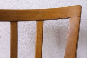 ヴィンテージ家具 イギリスビンテージ 温かみのある雰囲気漂うブナ材のチェア(椅子、ダイニングチェア、イス、英国)(2)(R-026416)