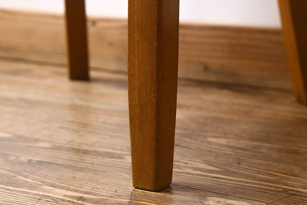 ヴィンテージ家具 イギリスビンテージ 温かみのある雰囲気漂うブナ材のチェア(椅子、ダイニングチェア、イス、英国)(2)(R-026416)