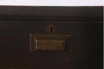 アンティーク家具　和製アンティーク　透かし彫りがお洒落な大正ロマン香る文机(座卓、ローテーブル)