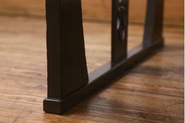 アンティーク家具　和製アンティーク　透かし彫りがお洒落な大正ロマン香る文机(座卓、ローテーブル)