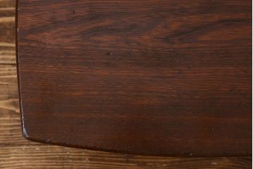 アンティーク雑貨　和製アンティーク　古い栓材製の小さなローテーブル(豆ちゃぶ台、花台、飾り台)