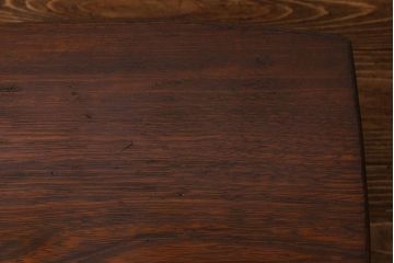 アンティーク雑貨　和製アンティーク　古い栓材製の小さなローテーブル(豆ちゃぶ台、花台、飾り台)
