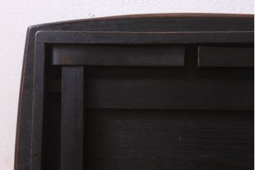 アンティーク雑貨　和製アンティーク　古い栓材製の小さなローテーブル(豆ちゃぶ台、花台、飾り台)