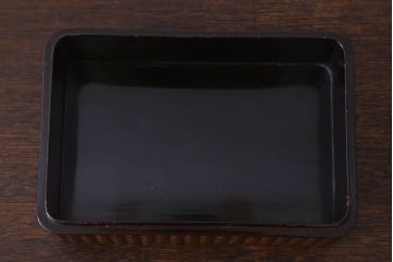 アンティーク雑貨　和製アンティーク　細かなデザインと網代が高級感を放つ小箱(小物収納)