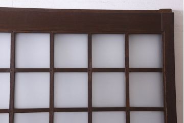 和製アンティーク　総ケヤキ材　美しい漆塗りが施された蔵戸(建具)