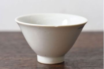 昭和初期　染付　アンティーク湯呑2客セット(2)