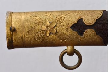 旧日本海軍サーベル鮫皮鞘(軍刀)(R-026464)です。