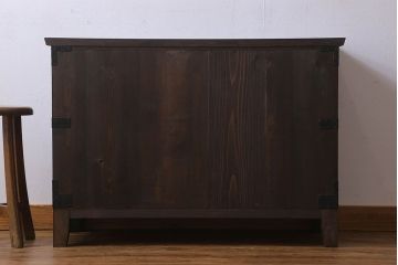 アンティーク家具　桐材製　アンティークローチェスト(衣装箪笥、タンス、引き出し、桐箪笥、桐たんす)