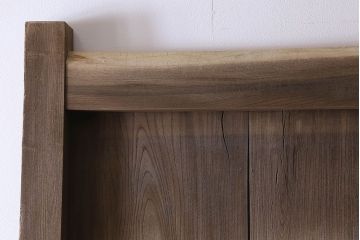 和製アンティーク　総ケヤキ材　特大　味わいのある風合いの門扉(蔵戸、建具、玄関戸)(1)