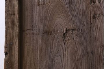 和製アンティーク　総ケヤキ材　特大　味わいのある風合いの門扉(蔵戸、建具、玄関戸)(2)