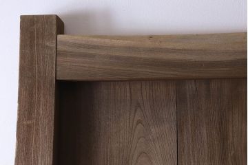 和製アンティーク　総ケヤキ材　特大　味わいのある風合いの門扉(蔵戸、建具、玄関戸)(2)