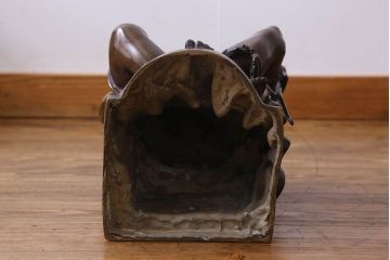 アンティーク雑貨　ヨーロッパアンティーク　ブロンズ像(兵士像・置物・彫刻)