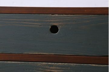 レトロ家具　昭和レトロ　リメイク品　落ち着いた色合いが魅力的なペイント小引き出し(小物収納、書類収納)