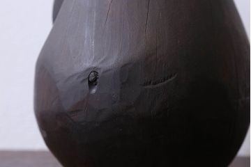 アンティーク雑貨　古民具　明治大正期の古い木製だるま(置物、ディスプレイ雑貨)