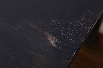 アンティーク家具　フランスアンティーク　シャビーな雰囲気漂うペイントテーブル(リビングテーブル、ダイニングテーブル、作業台、ワークデスク、在宅ワーク、在宅用)