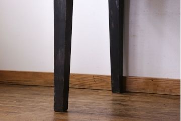 アンティーク家具　フランスアンティーク　シャビーな雰囲気漂うペイントテーブル(リビングテーブル、ダイニングテーブル、作業台、ワークデスク、在宅ワーク、在宅用)