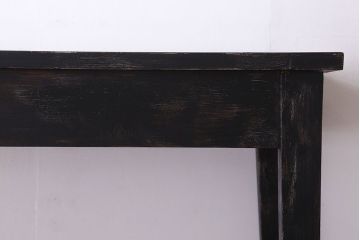 アンティーク家具　フランスアンティーク　シャビーな雰囲気漂うペイントテーブル(リビングテーブル、ダイニングテーブル、作業台、ワークデスク、在宅ワーク、在宅用)