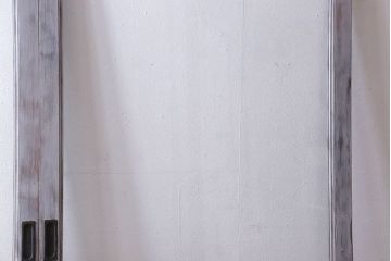 ペイント建具　お洒落で味わいあるアンティークガラス戸(引き戸、建具)