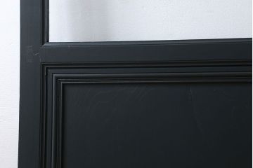 ペイント家具　シックな雰囲気漂うガラス戸(引き戸)2枚組