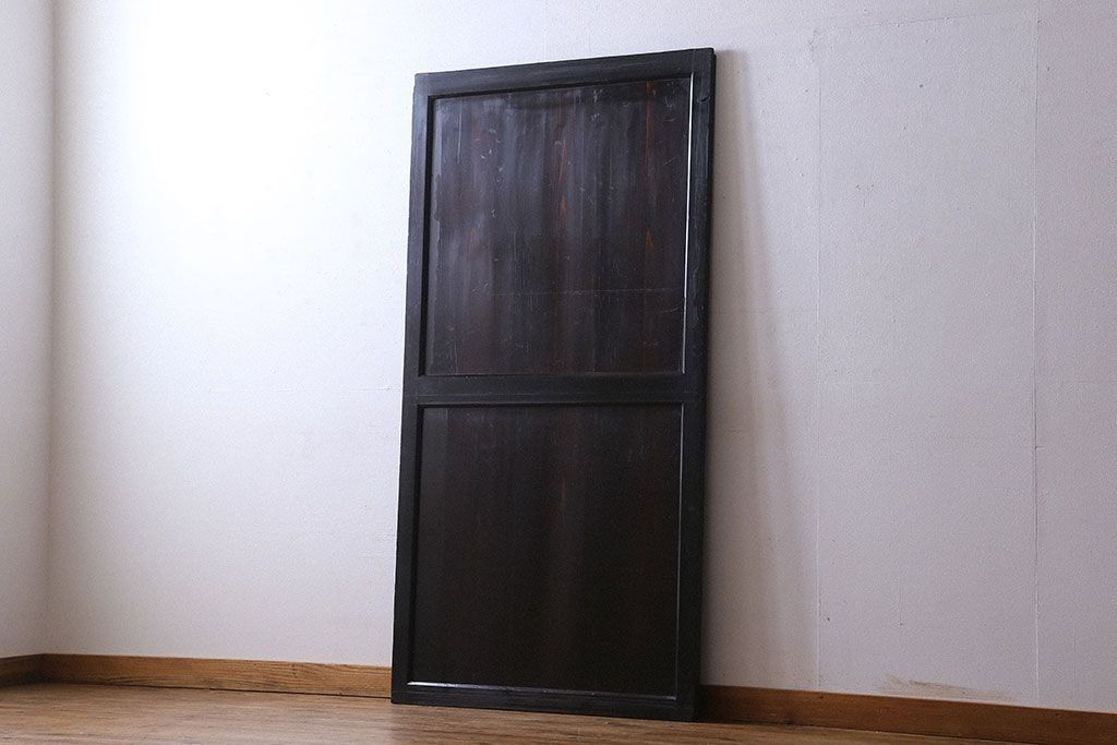 和製アンティーク　明治期　モダンな雰囲気漂う帯戸(板戸、引き戸)(1)