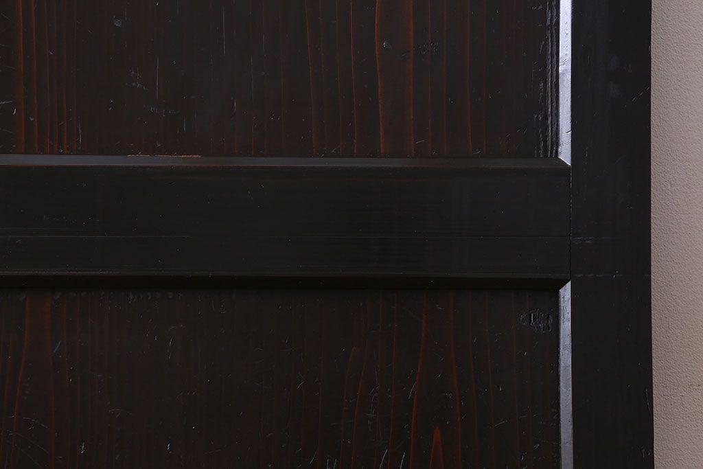 和製アンティーク　明治期　モダンな雰囲気漂う帯戸(板戸、引き戸)(1)