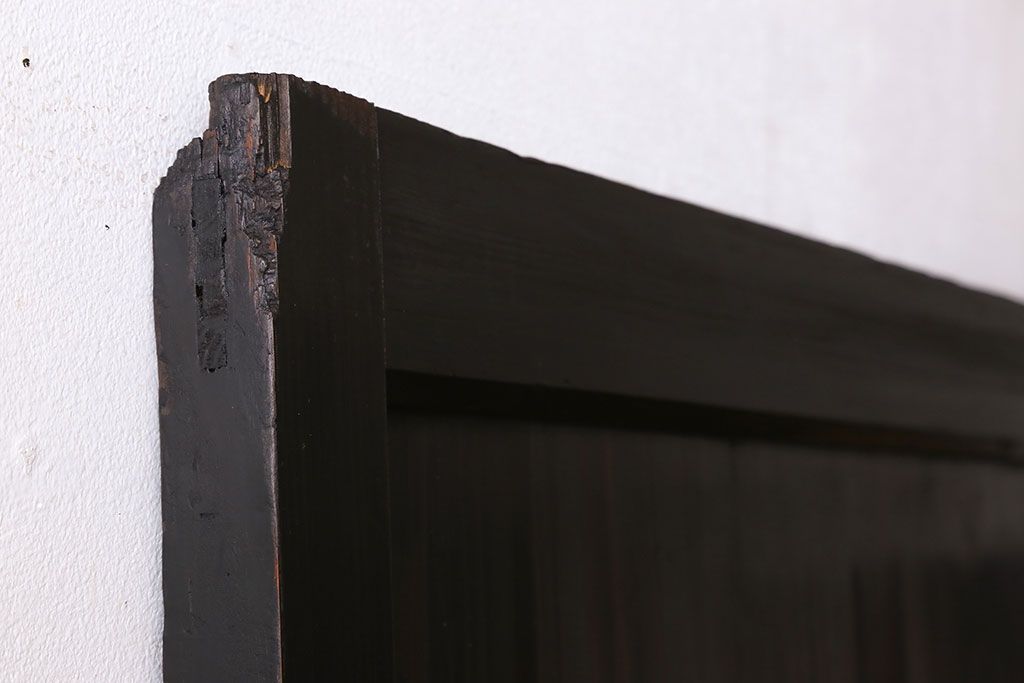 和製アンティーク　明治期　モダンな雰囲気漂う帯戸(板戸、引き戸)(1)