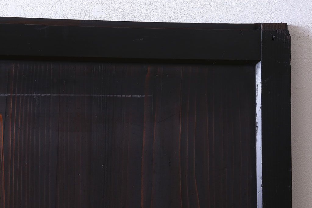 和製アンティーク　明治期　モダンな雰囲気漂う帯戸(板戸、引き戸)(1)