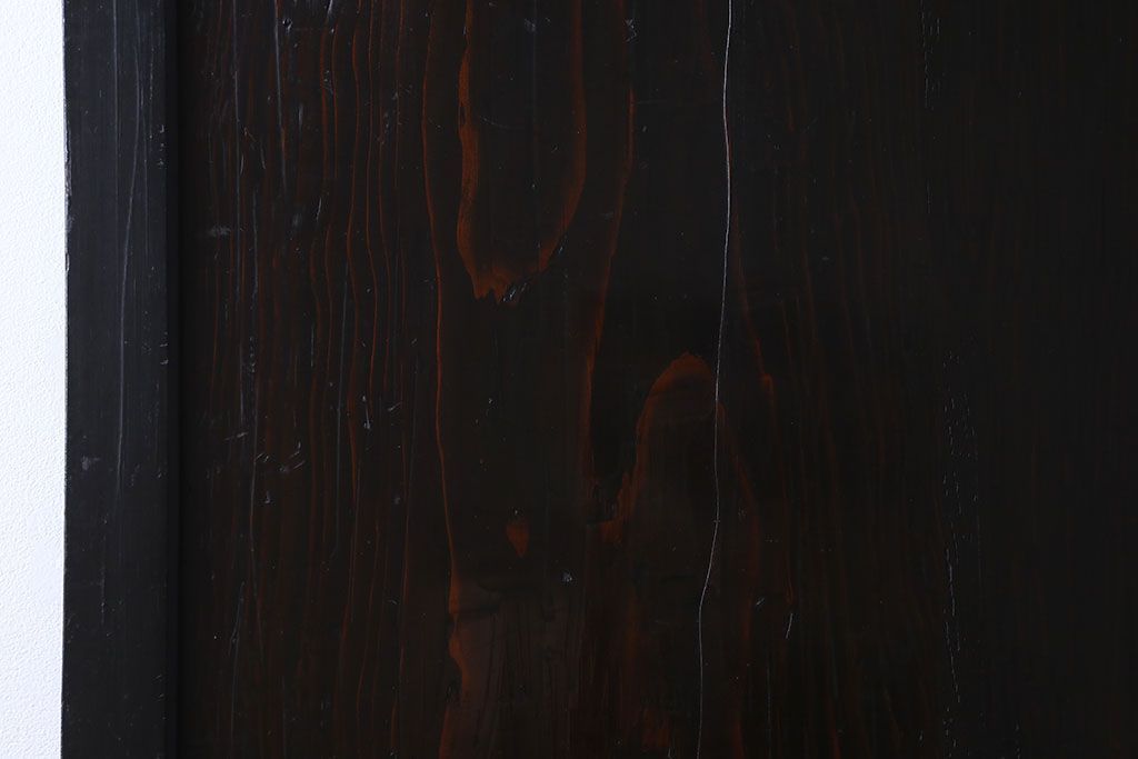 和製アンティーク　明治期　モダンな雰囲気漂う帯戸(板戸、引き戸)(2)