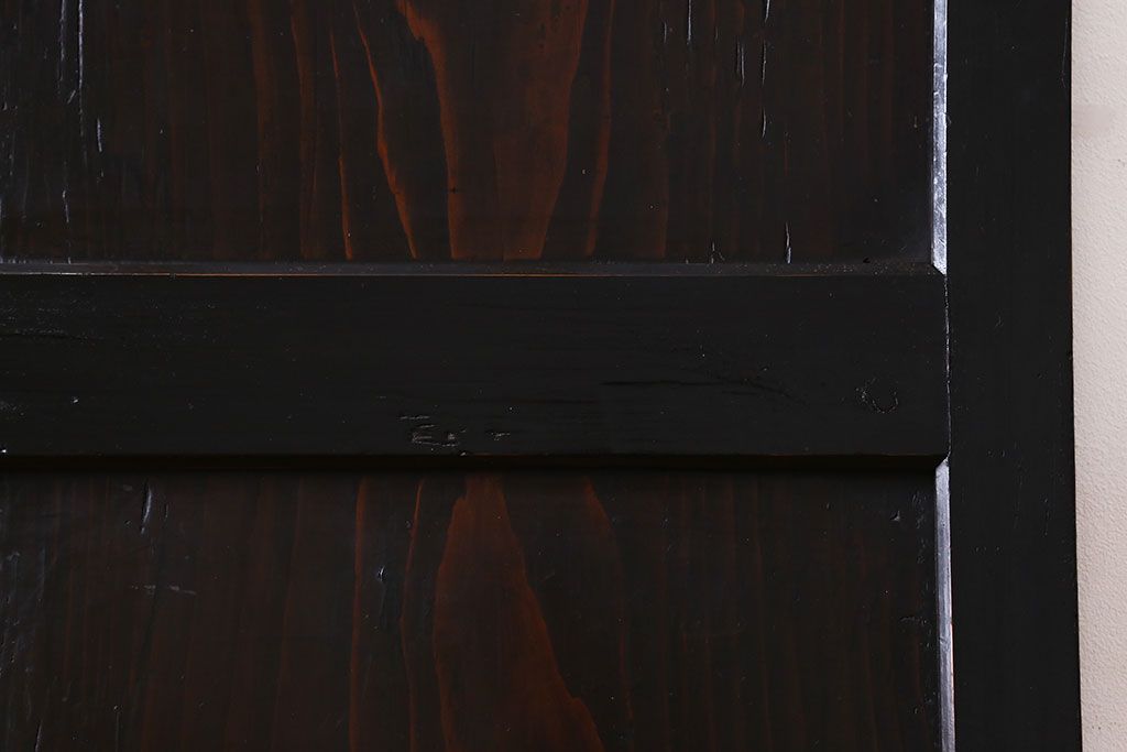 和製アンティーク　明治期　モダンな雰囲気漂う帯戸(板戸、引き戸)(2)