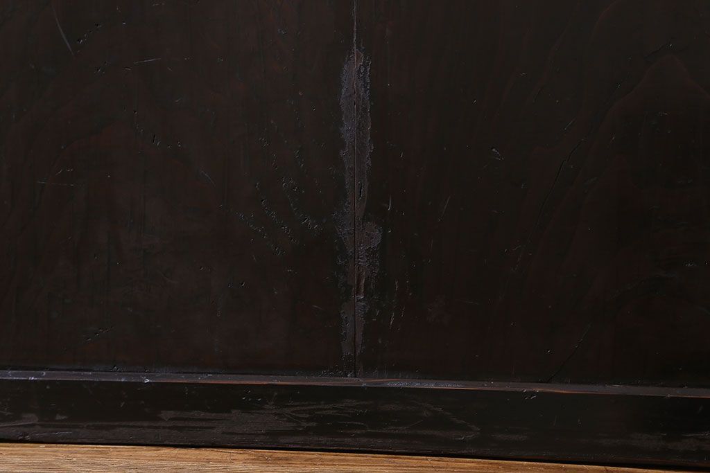 和製アンティーク　明治期　モダンな雰囲気漂う帯戸(板戸、引き戸)(2)