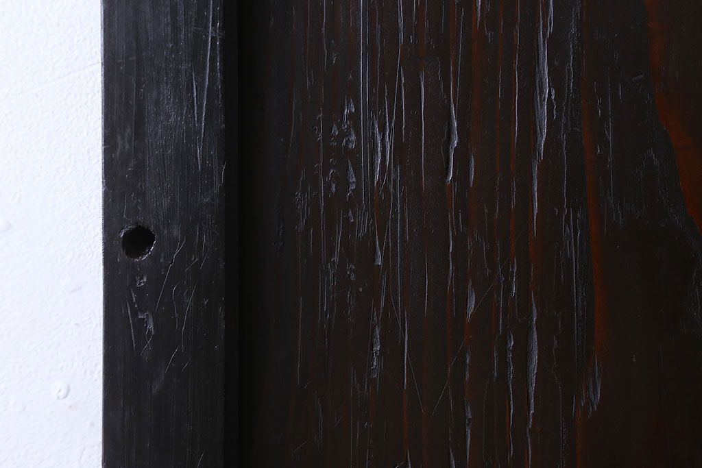 和製アンティーク　明治期　モダンな雰囲気漂う帯戸(板戸、引き戸)(2)