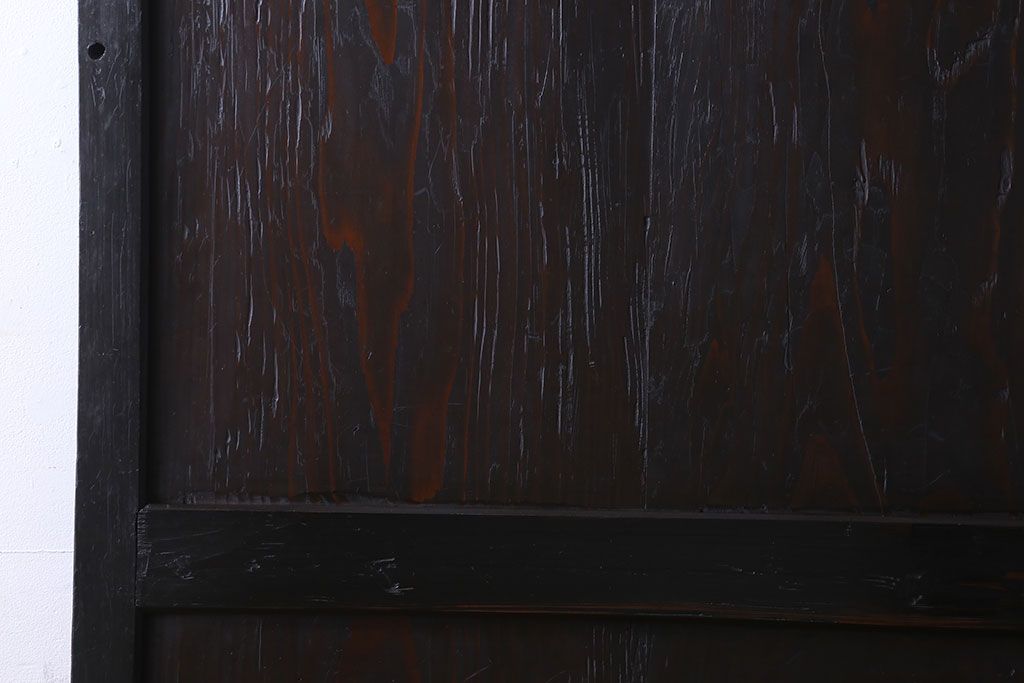 和製アンティーク　明治期　モダンな雰囲気漂う帯戸(板戸、引き戸)(2)