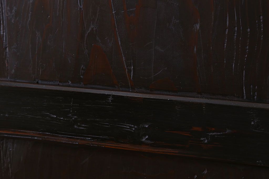 和製アンティーク　明治期　モダンな雰囲気漂う帯戸(板戸、引き戸)(2)