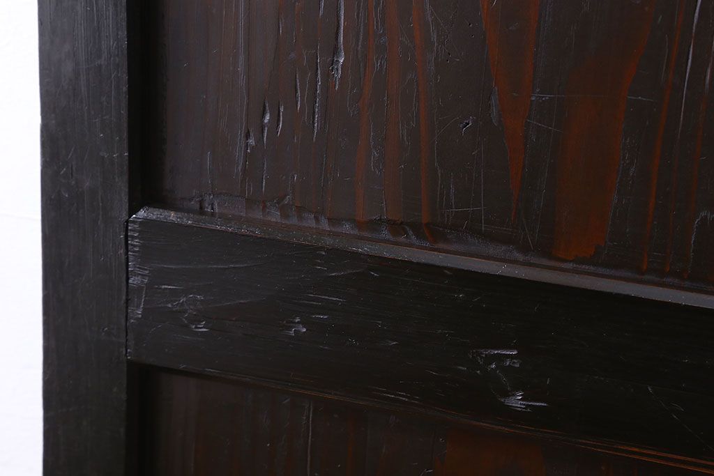 和製アンティーク　明治期　モダンな雰囲気漂う帯戸(板戸、引き戸)(2)