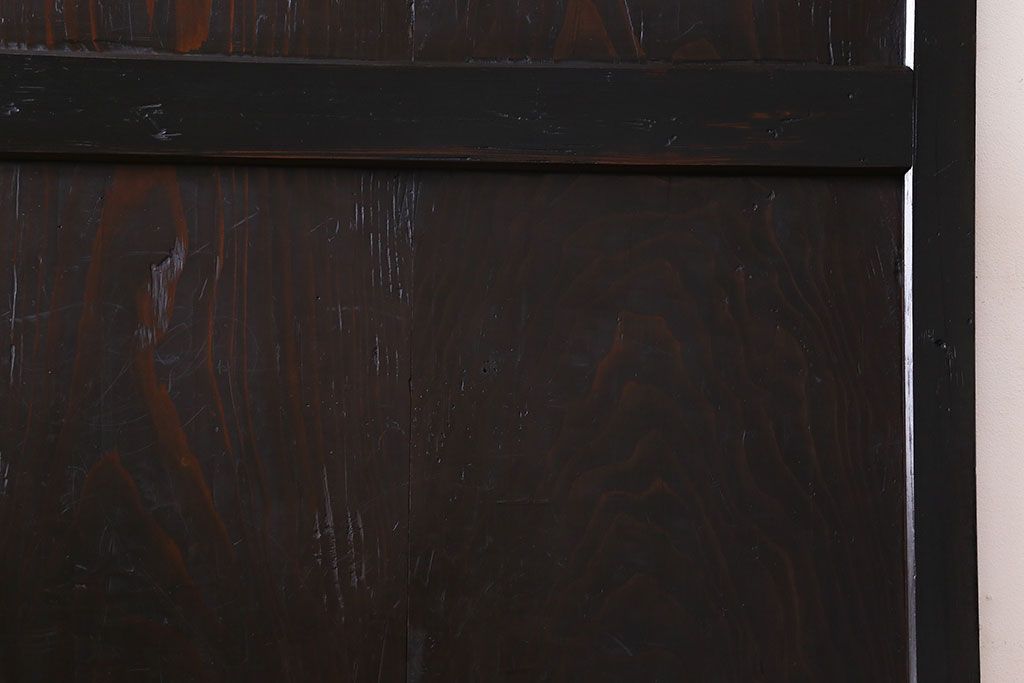 和製アンティーク　明治期　モダンな雰囲気漂う帯戸(板戸、引き戸)(2)