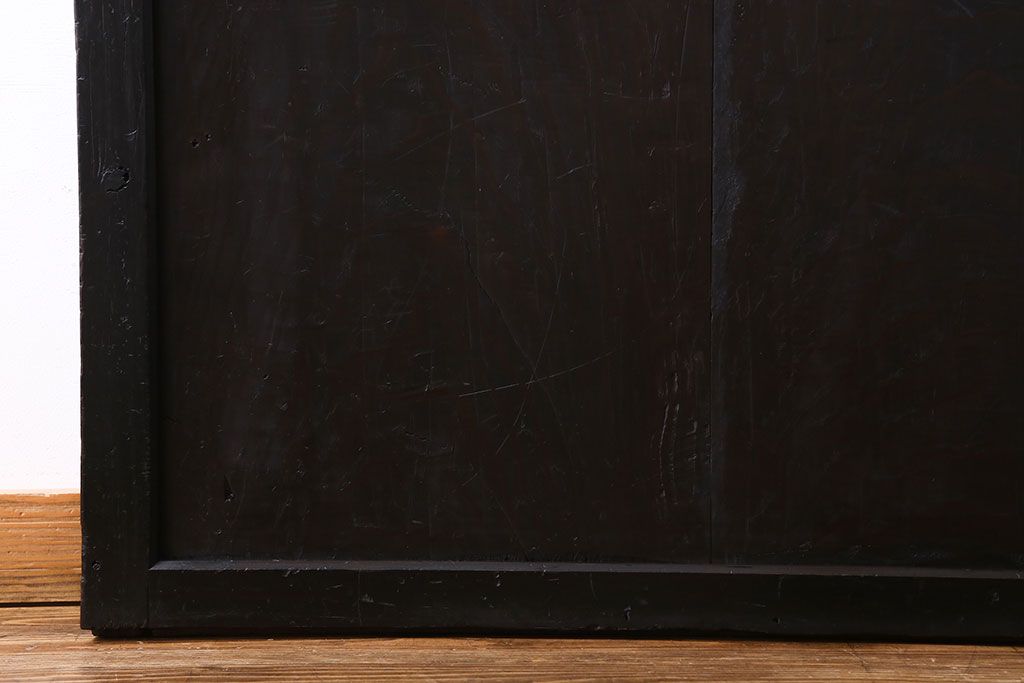 和製アンティーク　明治期　モダンな雰囲気漂う帯戸(板戸、引き戸)(2)