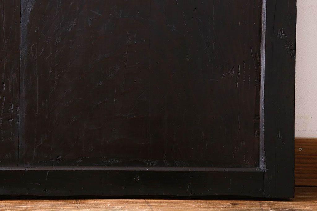 和製アンティーク　明治期　モダンな雰囲気漂う帯戸(板戸、引き戸)(2)