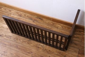 明治大正期　上品な佇まいのアンティークパーテーション(衝立、帳場格子)(2)