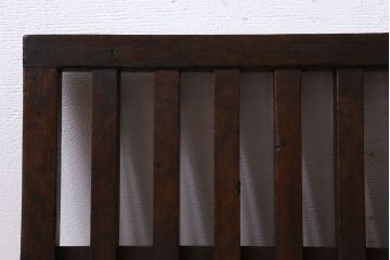 明治大正期　上品な佇まいのアンティークパーテーション(衝立、帳場格子)(2)