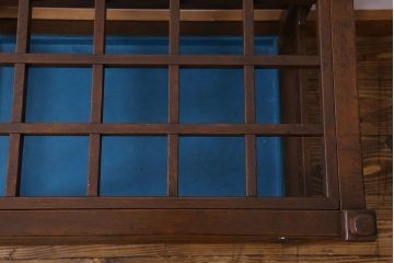 アンティーク雑貨　和製アンティーク　マス目のデザインが珍しい傘立て(2)