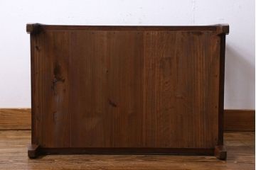 アンティーク雑貨　和製アンティーク　マス目のデザインが珍しい傘立て(2)