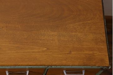 ヴィンテージ家具　フランスビンテージ　オリジナルペイント　収納力抜群のチェスト(ドロワー)
