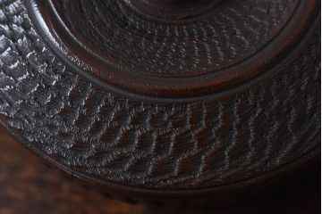 古民具　明治大正期の木製小物収納箱(小物入れ、アクセサリーケース)