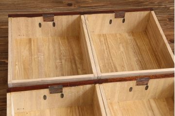 中古　伝統民芸家具　岩谷堂　NO.720　幅広で存在感のある白鳥2号横長箪笥(チェスト)(定価約63万円)