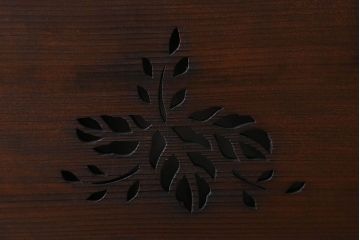 アンティーク雑貨　和製アンティーク　和モダンな透かし彫り欄間(ディスプレイ雑貨)(1)