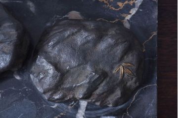 アンティーク雑貨　アンティーク　銅製　在銘　虎　ブロンズ像(置物、彫刻、動物像)