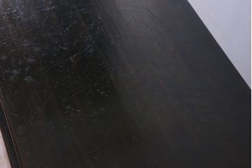 アンティーク家具　和製アンティーク　大正ロマン　プレスガラスがおしゃれなキャビネット(収納棚、戸棚)